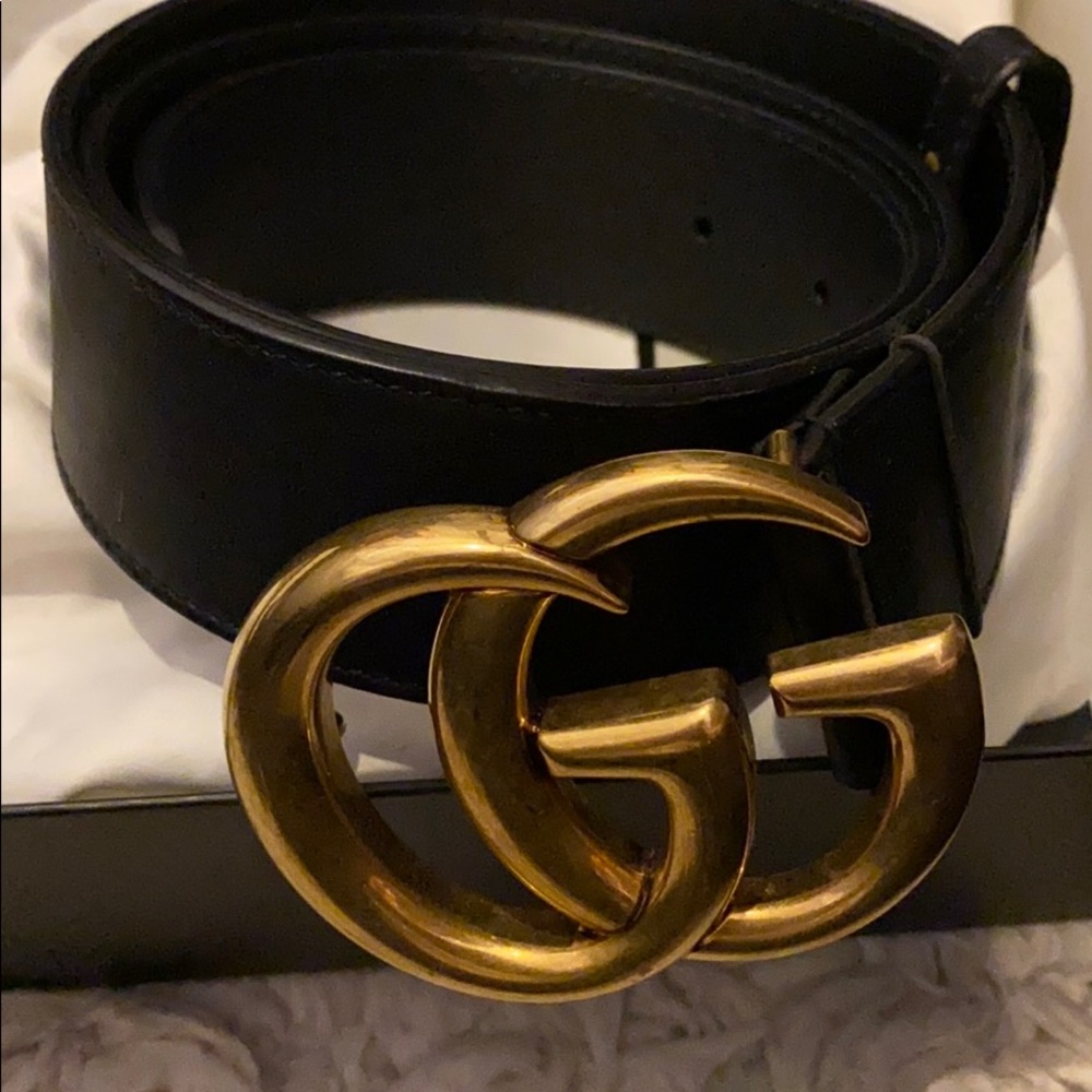 Gucci double G belt